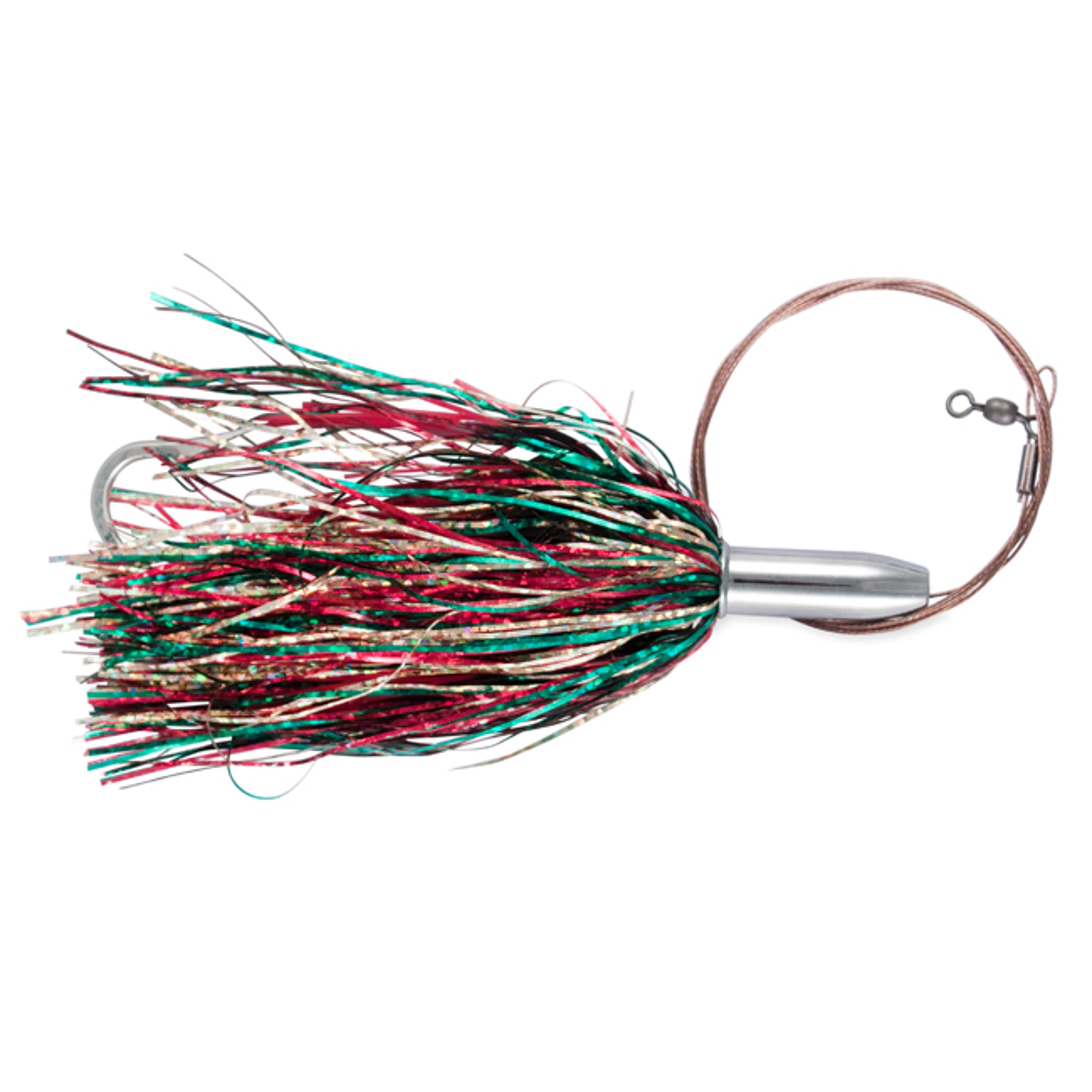 Billy Baits Mini Turbo Slammer Rigged & Ready, Green/Gold/Red/Red
