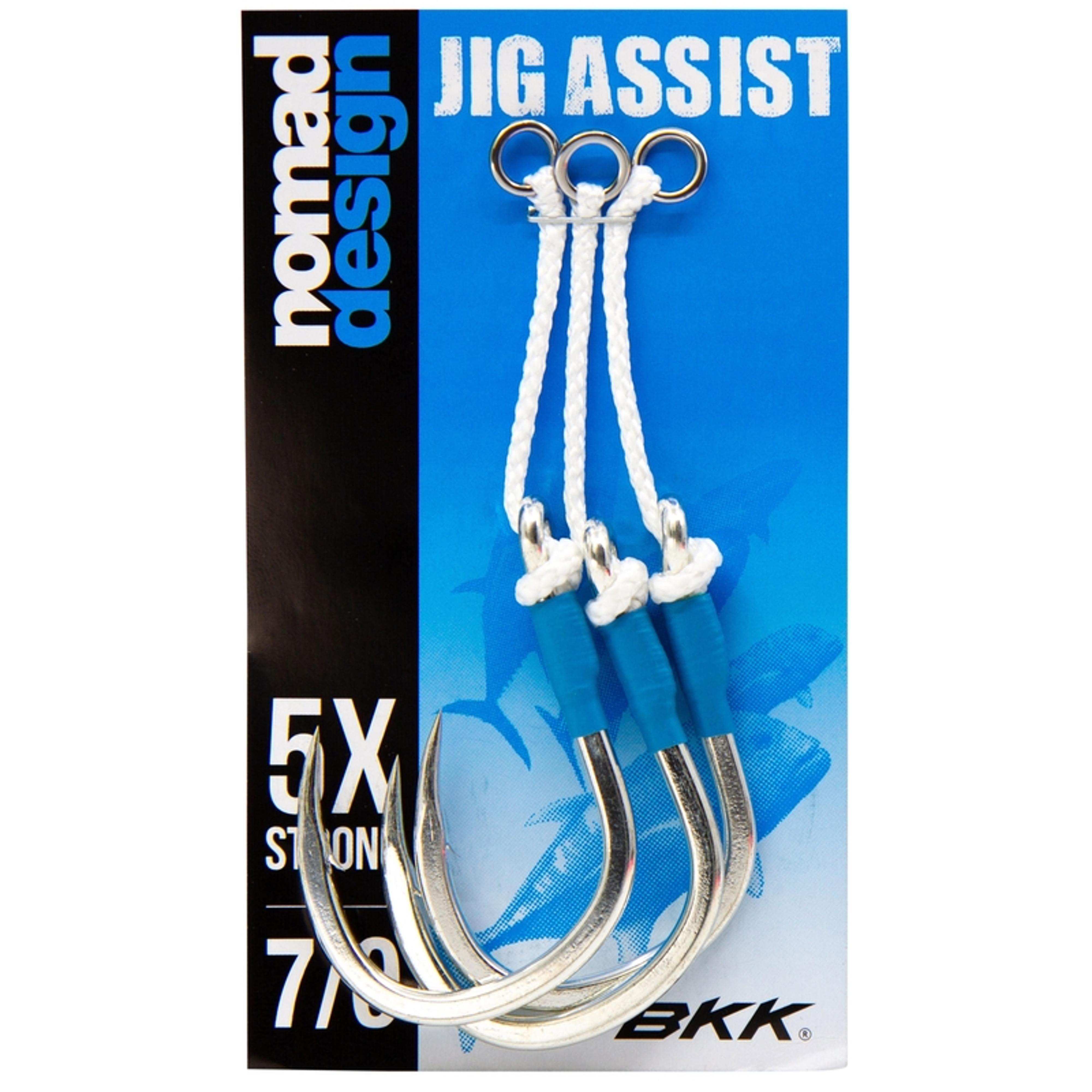 7/0 Jig Assist Hook Pack 5X Strong: Fishermans Ideal Supply House