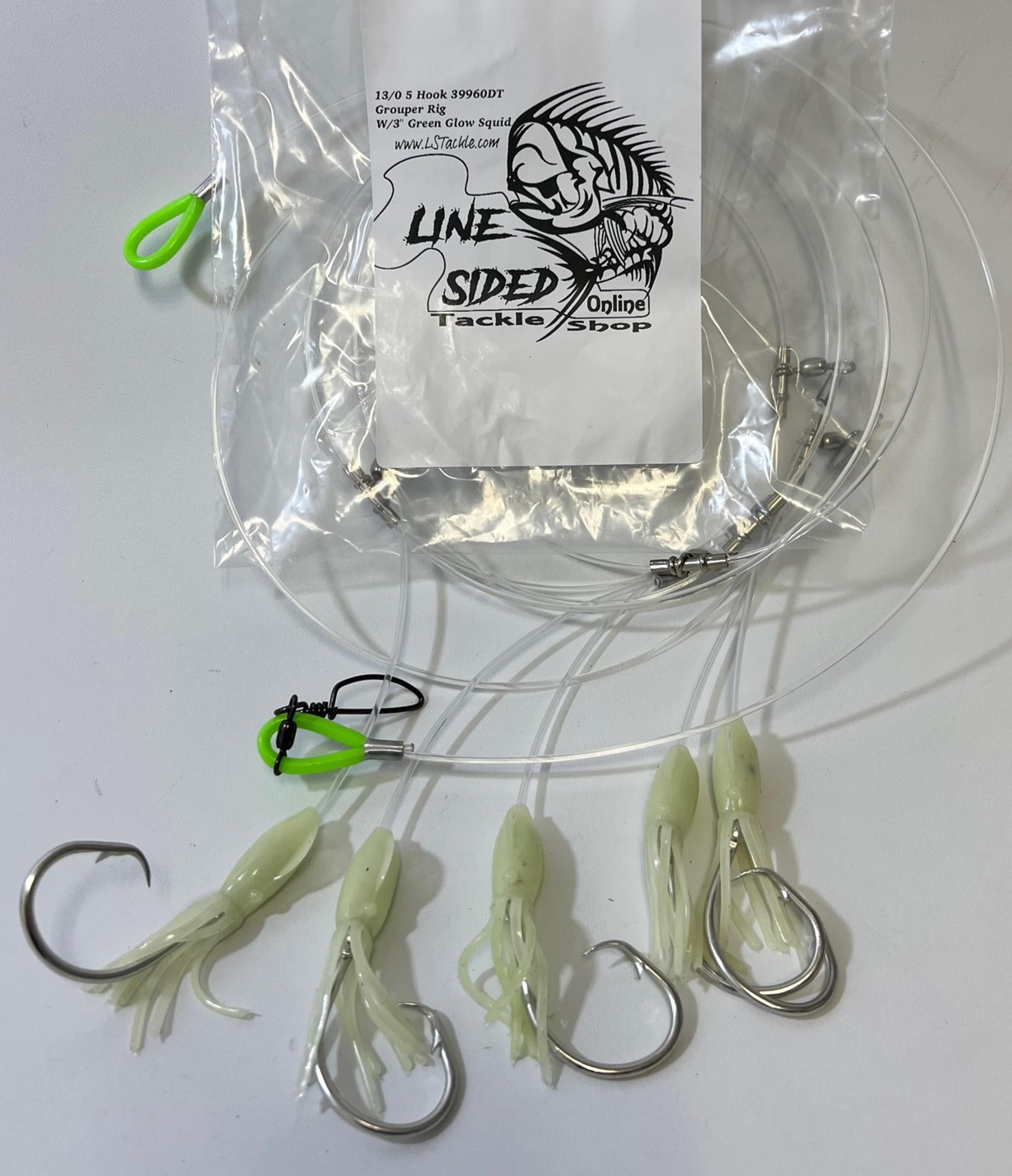 Big Wave Tackle Pompano Slayer Rig 3 Pack 50 Fluorcarbon Swivel 5/0 Carbon  Nickel Circle Hooks Float Beads Dual Lock Terminal Double Drop 